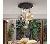 Lámpara colgante dark (5 luces)