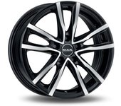 Llanta Mak Milano 7x17 4x100 Et42 60.1 Black