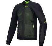 Alpinestars Troop-Air Chaqueta protectora - Negro Amarillo (XL)