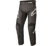 Alpinestars Racer Braap Pantalones de Motocross Juvenil - Negro Blanco (XL)