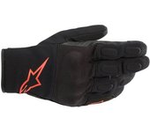 Alpinestars S Max Drystar Guantes de motocicleta impermeables - Negro Rojo