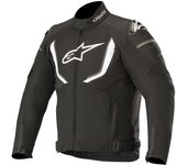 Alpinestars T-GP R v2 Chaqueta textil de moto impermeable - Negro Blanco (S)