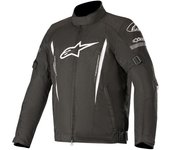 Alpinestars Gunner v2 Chaqueta textil de moto impermeable - Negro Blanco (3XL)