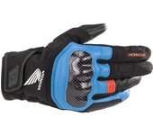 Alpinestars Honda SMX Z Drystar Guantes de motocicleta - Negro Rojo Azul (3XL)
