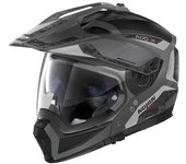 Nolan N70-2 X Torpedo N-Com Casco - Negro Gris (2XS)