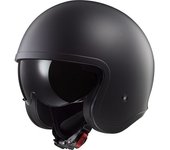 LS2 OF599 Spitfire II Solid Casco Jet - Negro