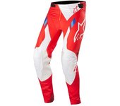 Alpinestars Supertech Pantalones de Motocross - Blanco Rojo Azul (28)