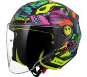 LS2 OF622 Funny II Joy Casco Jet para niños - Multicolor (S)