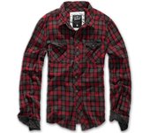 Brandit Duncan Camisa - Rojo Marrón (L)