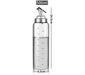 Creative Oil Bottle Sauce Bottle dispensador de aceite Glass Storage Bottles for Oil and Vinegar Oil Dispenser Kitchen Accessory