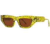 Dazzling Chic Cat Eye Sunglasses Luxury Women Men Brand Designer Sun Glasses Vintage Gradient Fashion Spots Shades Uv400 Eyewear