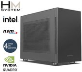 Hm system cad basic 12650 - workstation torre - intel core i7 12700f - 32gb ddr4 - 500gb ssd nvme - quadro p1000 4gb - 500w 80+ bronze - 4 años garantía - 30 días doa