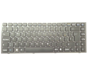 Teclado compatible para portátil sony vpc-s11 negro con marco
