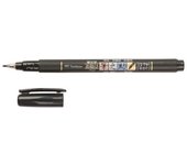 Rotulador tombow punta pincel dual fudenosuke punta dura tinta base de agua estuche de 6 unidades colores neon