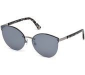 Web WE0197 008 59 Monturas de Gafas, Gris (Antracite LucFumo SPECCHIATO), 59.0 para Mujer