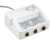 Amplificador de antena TDT Electro DH, bajo nivel de ruido, potenciómetro de ajuste, con interruptor, 60.273