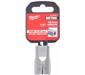 Milwaukee 4932480014 Vaso Corto de, 1/2" Conducir, 16mm Tamaño