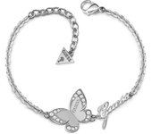 Guess Pulsera para Mujer Acero Inoxidable con Circonita