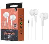 Auriculares + microfono intrauditivos lenoy c5146 blanco one+