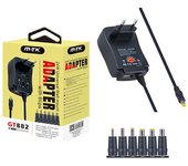 Cargador universal gt882 - 3v/4.5v/5v/7.5v/9v/12v/ 2a + usb / monitor / tablet / router / mtk