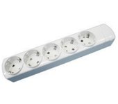 Base múltiple de 5 tomas cable 1,5 mts De Policarbonato 36.126 Electro DH 8430552128426