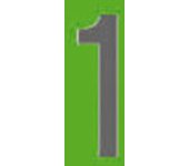 APLI 02881 etiqueta autoadhesiva Rectángulo Permanente Verde 20 pieza(s)