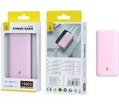 Powerbank omar nd2053 type-c / 15000 mah / 1xtype-c / 2x usb / rosa / one+ 2200534