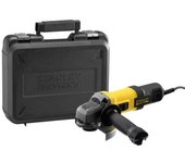 STANLEY FATMAX FMEG220K-QS - Amoladora 125mm eléctrica de 850W, 12.000 rpm, incluye maletín