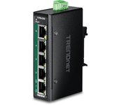 Trendnet TI-PELC50 switch No administrado Fast Ethernet (10/100) Energía sobre Ethernet (PoE) Negro