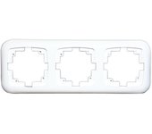 Marco triple mecanismo LILLE, color blanco de Electro DH 36.535/MT/B 8430552137879