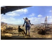 Fallout 4 litografia neighborhood patrol 30 x 40 cm - sin marco