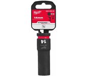 Milwaukee 4932480332 Vaso de Impacto, Largo, 1/2" Conducir, 14mm Tamaño