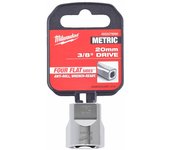 Milwaukee 4932479996 Vaso Corto de, 3/8" Conducir, 20mm Tamaño