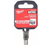 Milwaukee 4932479993 Vaso Corto de, 1/4" Conducir, 4.5mm Tamaño