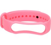 Pulsera compatible con la última versión de la smart band de xiaomi, mi band 5, amazfit band 5, en color rosa.