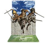SAKAMI - Attack on Titan - Eren, Mikasa & Armin - Diorama acrílico - 20 cm