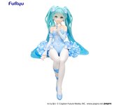 FURYU Hatsune Miku Flower Fairy nemophila Pail Blue Color Ver. Fig. 15 cm Hatsune Miku Noodle Stopper