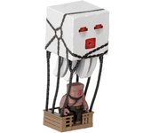 Mattel Minecraft Ghast de ataque con proyectiles Conjunto de figuras de acción con luces, sonidos, lanzador y proyectil, además de un piglin guerrero, inspirado en la película, JFB69