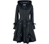 Abrigo de Invierno de Poizen Industries - Abrigo Alice Rose - M XXL - para Mujer - Negro