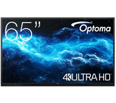 Optoma 3652RK Panel plano interactivo 165,1 cm (65") LED Wifi 400 cd / m² 4K Ultra HD Negro Pantalla táctil Android 11