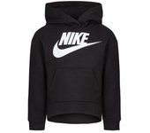 Sudadera nike club fleece hig low black