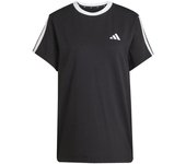 Camiseta adidas 3 bandas bf mujer negro