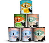 Lucky Lou Adult 6 x 800 g comida húmeda para gatos - Wild Mix (4 variedades)