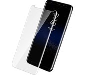 Avizar Protector Cristal Templado Curvo + Kit LED + Adhesivo Líquido para Samsung Galaxy S8 Plus