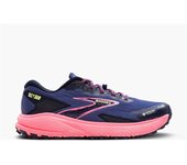 Zapatillas de trail brooks divide 5 gtx azul rosa mujer