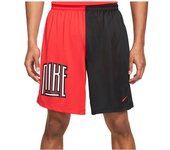 Pantalones de baloncesto nike dri-fit rojo/negro hombre