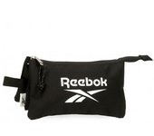 Estuche neceser tres compartimentos reebok boston negro