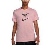 Camiseta de tenis nike court dri-fit rafa blanco hombre