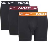 Calzoncillos nike boxer brief hombre negro/naranja pack