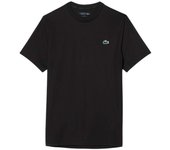 Camiseta de tenis lacoste core performance hombre negro